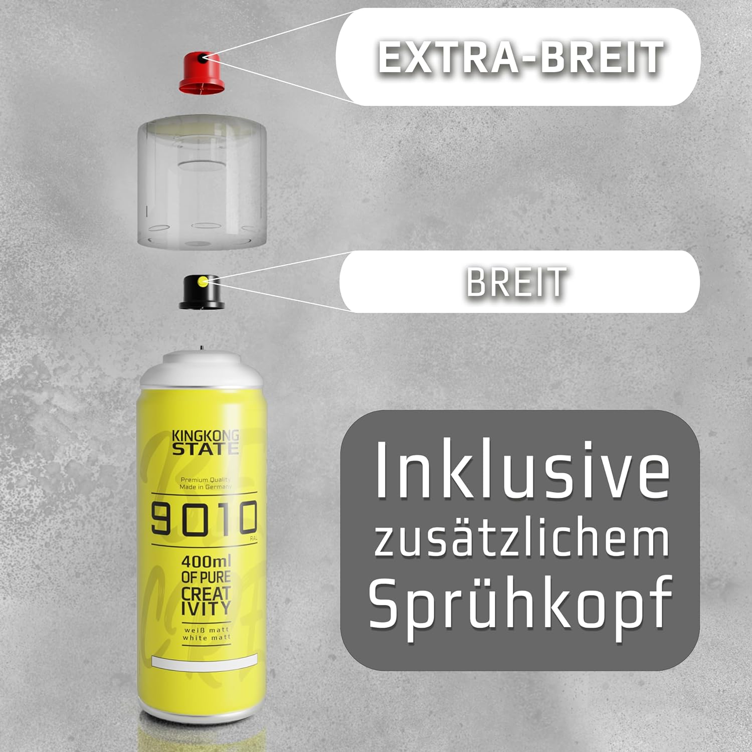 Sprühlack weiß matt - Sprühfarbe für den DIY-Bereich