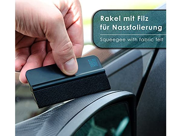 Rakel-Set | hochwertiges Folierungs-Werkzeug-Set mit Präzisionsmesser und Folienrakel