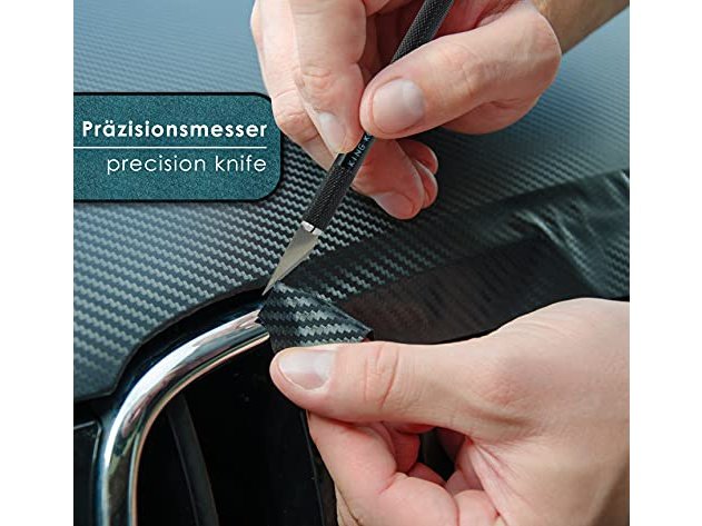 Rakel-Set | hochwertiges Folierungs-Werkzeug-Set mit Präzisionsmesser und Folienrakel