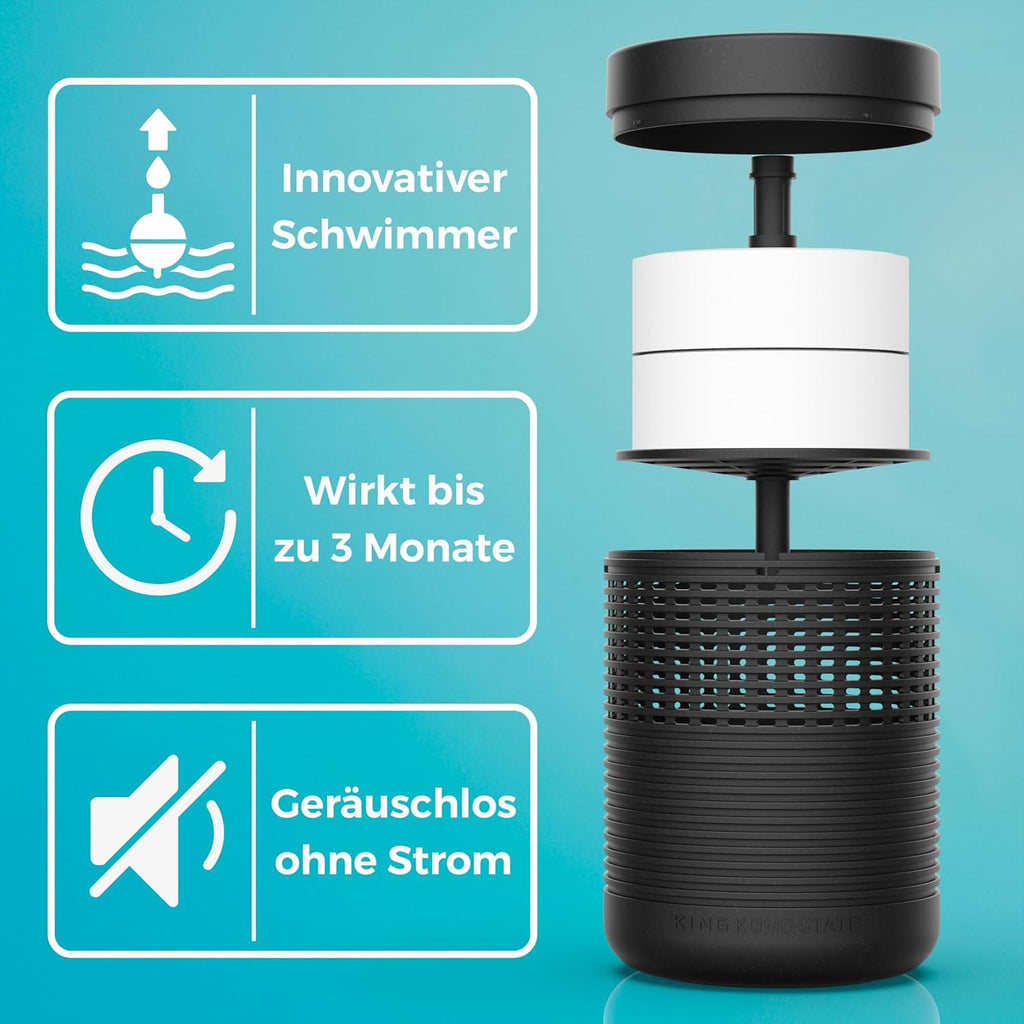 Luftentfeuchter ohne Strom | inkl. 3-Monatsvorrat Luftentfeuchter-Granulat | Entfeuchter gegen Schimmel in Wohnung, Bad, Keller