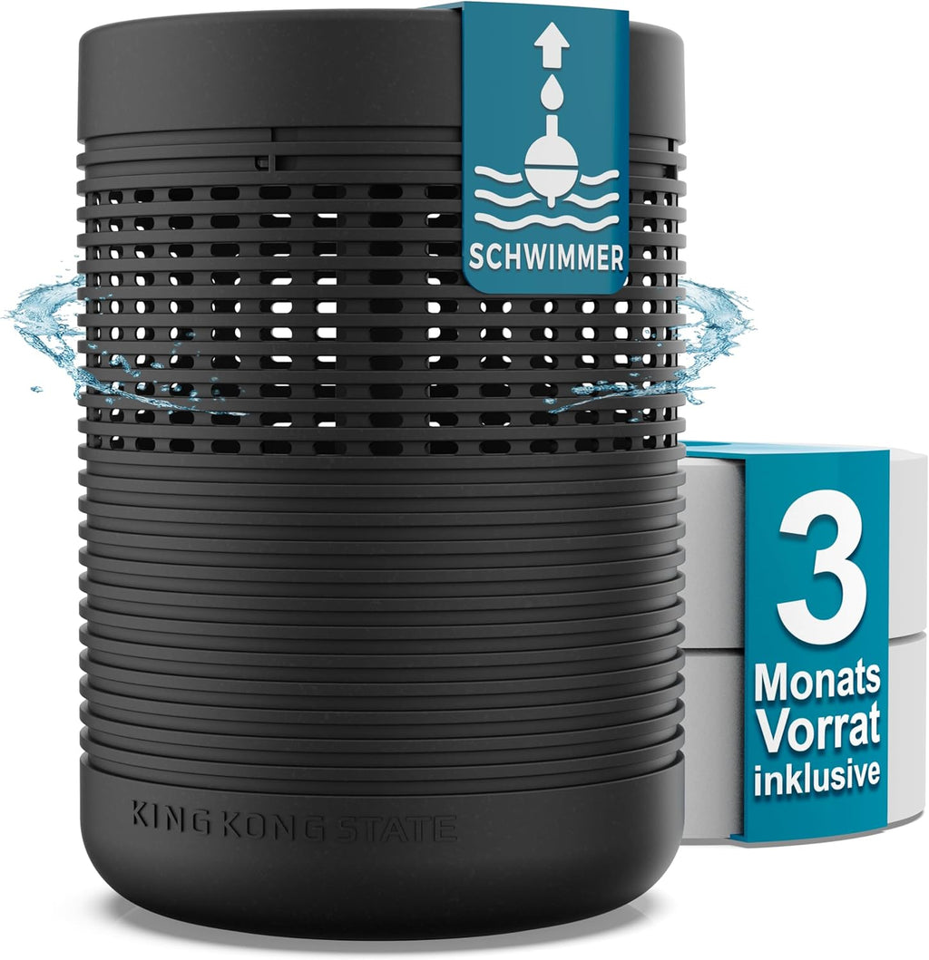 Luftentfeuchter ohne Strom | inkl. 3-Monatsvorrat Luftentfeuchter-Granulat | Entfeuchter gegen Schimmel in Wohnung, Bad, Keller