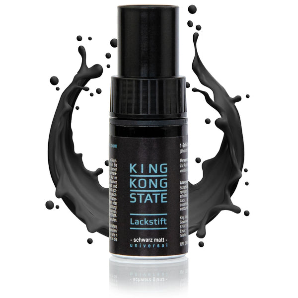 King Kong State Lackstift Schwarz Matt