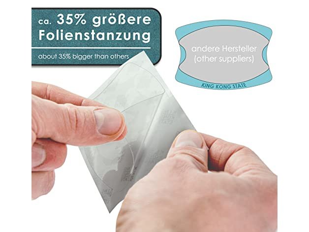 Lackschutzfolien-Set für Autotür-Griffmulden | Große transparente Griffschalen-Schutzfolien zum Schutz vor Kratzern