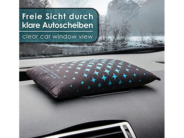 Luftentfeuchter-Kissen 1kg für beschlagene Autoscheiben inkl. Anti-Rutsch Pad