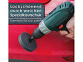 Folienradierer zum Entfernen von Folien und Aufklebern | Schwarze Radierscheibe für Akku-Bohrmaschinen
