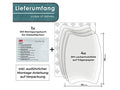 Lackschutzfolien-Set für Autotür-Griffmulden | Große transparente Griffschalen-Schutzfolien zum Schutz vor Kratzern